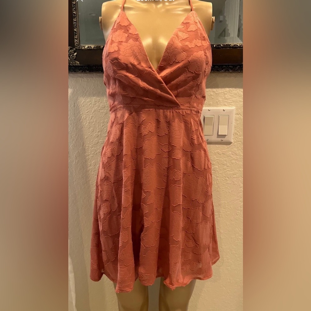 Elegant pink  Lace Dress